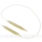 Agujas de tejer circulares de plástico transparente Tamaño grande15mm18mm 20mm Ganchillo Agujas de hilo de doble punta para mujeres Herramientas de artesanía DIY