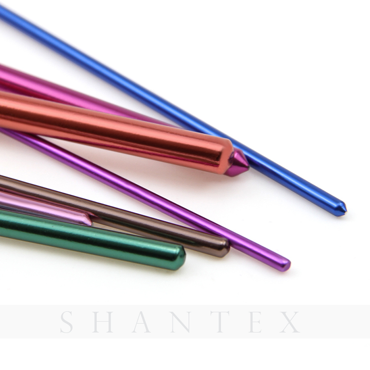 Ganchos de ganchillo de manija de aluminio multicolor de 2 mm a 10 mm Punto de tejer agujas Tejido conjunto