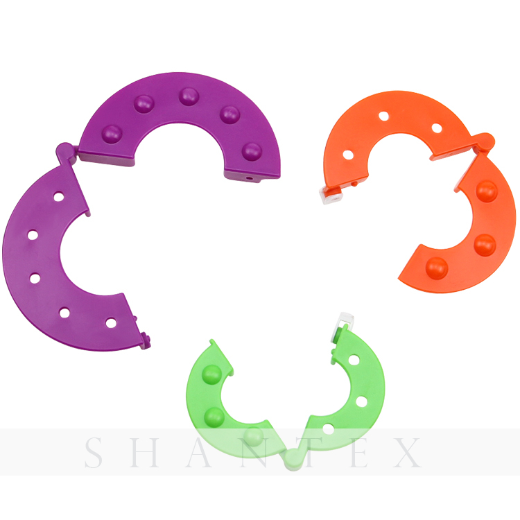 Herramienta para hacer punto 3pc Tres tamaños Ronnd Shape Fluff Pompom Maker Ball Weaver