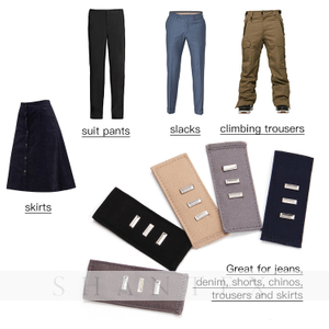 Extensores de cintura para mujeres Pantalones elásticos Extensor de cintura Extensores de botón de pantalón ajustables fuertes de cómodos paños