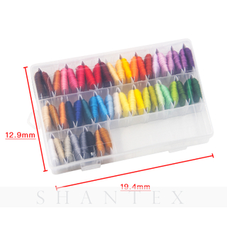 Bordado Floss 50pcs DMC Kits de hilo de bordar de colores con caja de almacenamiento Kits de punto de cruz