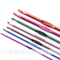 Ganchos de ganchillo de manija de aluminio multicolor de 2 mm a 10 mm Punto de tejer agujas Tejido conjunto
